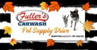 Fuller's Car Wash Pet Supply Drive Fuller's Car Wash Pet Supply Drive